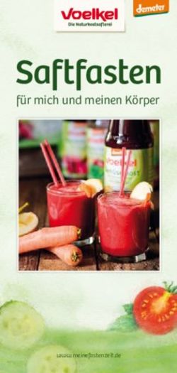 Saftfasten für mich und meinen Körper - Voelkel