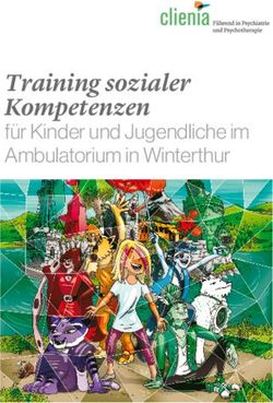 Training sozialer Kompetenzen - f&uuml;r Kinder und Jugendliche im Ambulatorium in Winterthur - Clienia