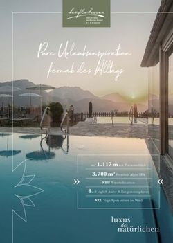 Pure Urlaubsinspiration fernab des Alltags - auf 1.117 m mit Panoramablick 3.700 m2 Premium Alpin SPA - Relax Guide