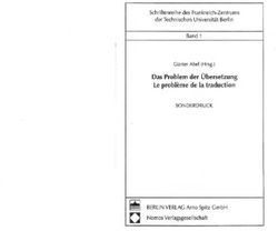 Das Problem der &Uuml;bersetzung Le probleme de la traduction - mni BERLIN VERLAG Arno Spitz GmbH 0 Nomos Verlagsgesellschaft