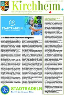 Stadtradeln mit einem Rekordergebnis - Gemeinde Kirchheim