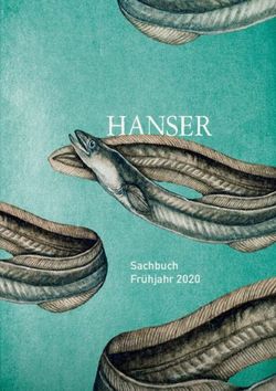 Sachbuch Fr&uuml;hjahr 2020 - Hanser Literaturverlage