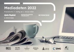 Mediadaten 2022 Preisliste Nr. 7 G&uuml;ltig ab 1. Januar 2022 - Anzeigenblatt kompakt