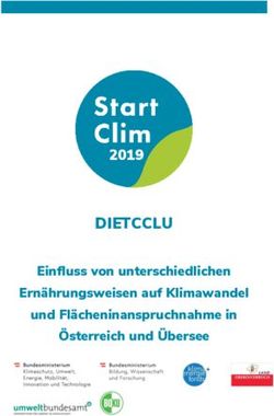 DIETCCLU 2019 Einfluss von unterschiedlichen Ern&auml;hrungsweisen auf Klimawandel und Fl&auml;cheninanspruchnahme in - StartClim