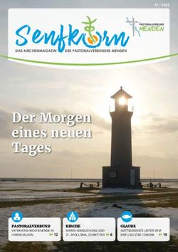 Der Morgen eines neuen Tages - Pastoralverbund Menden