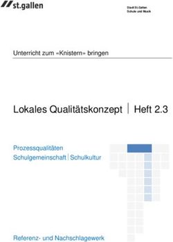 Lokales Qualitätskonzept Heft 2.3 - Unterricht zum "Knistern" bringen - Prozessqualitäten Schulgemeinschaft Schulkultur Referenz- und ...