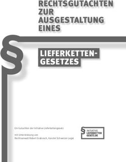 RECHTSGUTACHTEN ZUR AUSGESTALTUNG EINES LIEFERKETTEN-GESETZES - Ein Gutachten der Initiative Lieferkettengesetz mit Unterstützung von ...