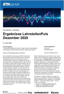 ERGEBNISSE LEHRSTELLENPULS DEZEMBER 2020 - YOUSTY