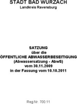 STADT BAD WURZACH SATZUNG - über die ÖFFENTLICHE ABWASSERBESEITIGUNG (Abwassersatzung - AbwS) vom 30.11.2009 in der Fassung vom 10.10.2011