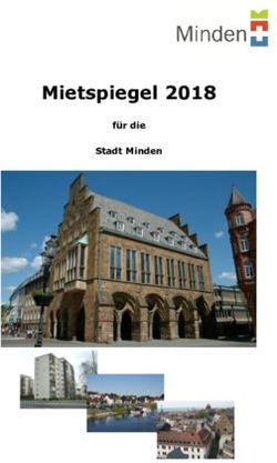 Mietspiegel 2018 für die Stadt Minden