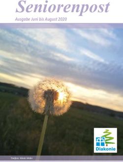 Seniorenpost Ausgabe Juni bis August 2020 - Titelfoto: Nikola M&uuml;ller - Diakonie-Sozialstationen ...