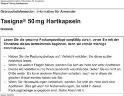 Tasigna 50 mg Hartkapseln - Nilotinib Gebrauchsinformation: Information f&uuml;r Anwender - PatientenInfo-Service