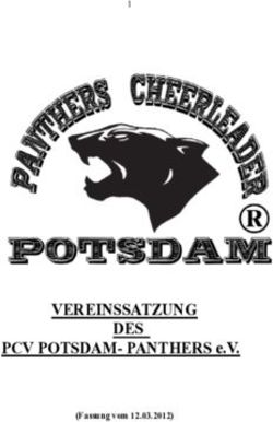 VEREINSSATZUNG DES PCV POTSDAM-PANTHERS e.V - (Fassung vom 12.03.2012)