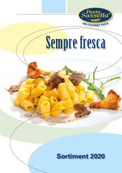 Sempre fresca - Sortiment 2020 - Pasta Sassella