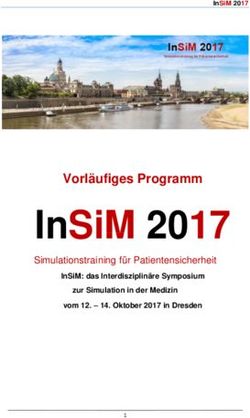 INSIM 2017 VORL&Auml;UFIGES PROGRAMM - SIMULATIONSTRAINING F&Uuml;R PATIENTENSICHERHEIT - MCN MEDIZINISCHE CONGRESSORGANISATION ...