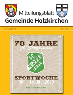 Gemeinde Holzkirchen Mitteilungsblatt - Freitag, 5. Juli 2019