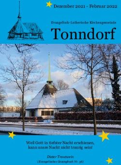 Tonndorf Dezember 2021 - Februar 2022 - Weil Gott in tiefster Nacht erschienen, kann unsre Nacht nicht traurig sein! - Kirche Hamburg