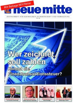 Wer zeichnet, soll zahlen - Kommt die Finanztransaktionssteuer? - KKV Bundesverband