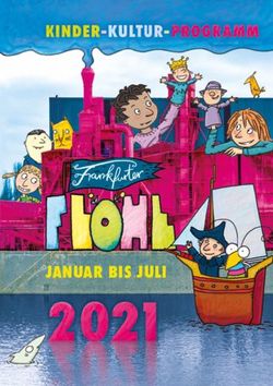 JANUAR BIS JULI - Frankfurter Flöhen
