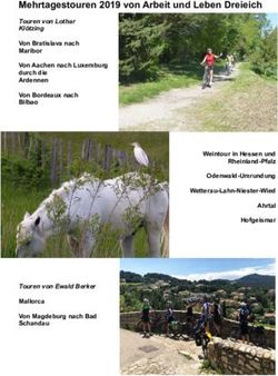 Mehrtagestouren 2019 von Arbeit und Leben Dreieich