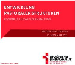 ENTWICKLUNG PASTORALER STRUKTUREN - REGIONALE AUFTAKTVERANSTALTUNG KREISDEKANAT COESFELD 27. SEPTEMBER 2021 - Bistum ...