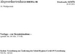 VORLAGE - ZUR KENNTNISNAHME- (GEM&Auml;&szlig; ART. 64 ABS. 3 VVB) DRUCKSACHE 18/3476 - ABGEORDNETENHAUS BERLIN