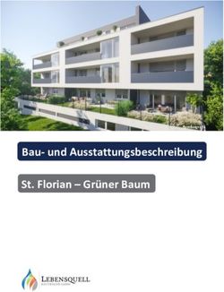 Bau- und Ausstattungsbeschreibung St. Florian - Grüner Baum