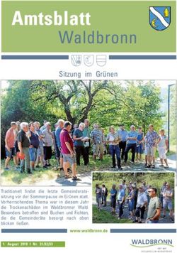 Sitzung im Grünen - Gemeinde Waldbronn