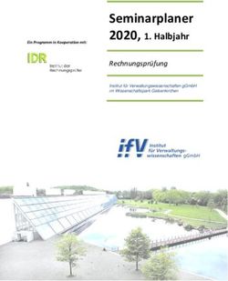 Seminarplaner 2020, 1. Halbjahr - Rechnungsprüfung - Seminarplaner "Rechnungsprüfung 2020, 1. Halbjahr"