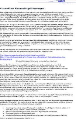 Corona-Krise: Kurzarbeitergeld beantragen - Highest Darmstadt