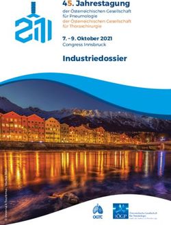 Jahrestagung der &Ouml;sterreichischen Gesellschaft f&uuml;r Pneumologie der &Ouml;sterreichischen Gesellschaft f&uuml;r Thoraxchirurgie - &Ouml;GP-Kongress