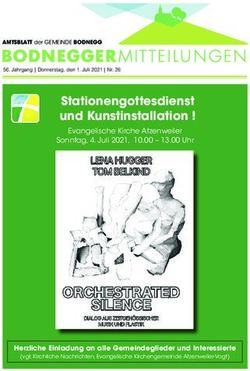 Stationengottesdienst und Kunstinstallation ! - Gemeinde Bodnegg