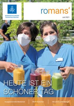 HEUTE IST EIN SCH&Ouml;NER TAG - Juli 2021 - Krankenhaus Barmherzige Br&uuml;der M&uuml;nchen