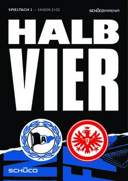 SPIELTACH 3 - SAISON 21/22 - DSC Arminia Bielefeld