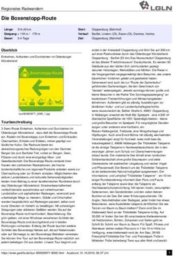 Die Boxenstopp-Route Regionales Radwandern - GeoLife.de