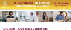 DTG 2021 - Guidelines Vorsitzende