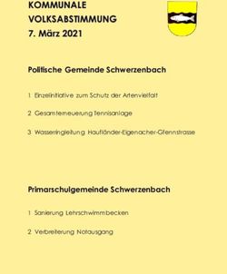 KOMMUNALE VOLKSABSTIMMUNG - März 2021