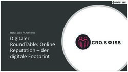 Digitaler RoundTable: Online Reputation - der digitale Footprint - Status Labs / CRO Swiss