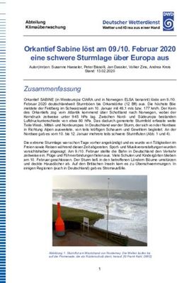 Orkantief Sabine löst am 09./10. Februar 2020 eine schwere Sturmlage über Europa aus - Deutscher Wetterdienst
