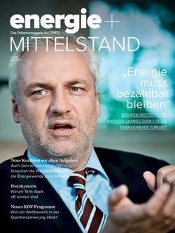 "Energie muss bezahlbar bleiben" - UNITI Bundesverband ...