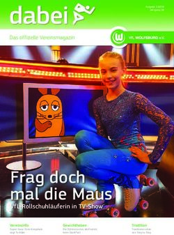 FRAG DOCH MAL DIE MAUS - VFL-ROLLSCHUHLÄUFERIN IN TV-SHOW - VFL WOLFSBURG EV