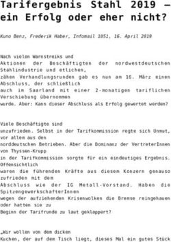 Tarifergebnis Stahl 2019 - ein Erfolg oder eher nicht?