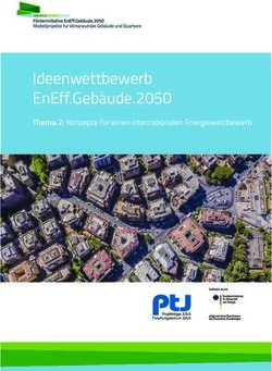 IDEENWETTBEWERB ENEFF.GEB&Auml;UDE.2050 - THEMA 2: KONZEPTE F&Uuml;R EINEN INTERNATIONALEN ENERGIEWETTBEWERB - ENERGIEWENDEBAUEN