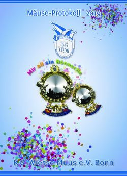 Mäuse-Protokoll 2019 - Wiesse Müüs
