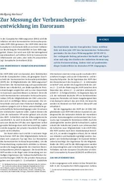 Zur Messung der Verbraucherpreis entwicklung im Euroraum