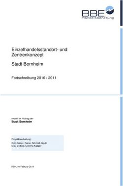 Einzelhandelsstandort- und Zentrenkonzept Stadt Bornheim