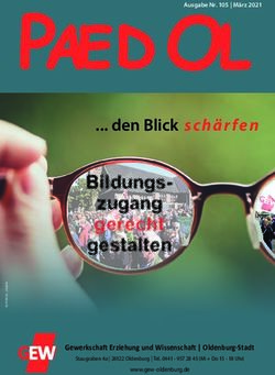 Den Blick schärfen - Kreisverband Oldenburg