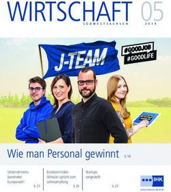 Wie man Personal gewinnt S. 10 - Unternehmens-barometer Europawahl Bundesminister Altmaier spricht zum Jahresempfang - IHK Chemnitz