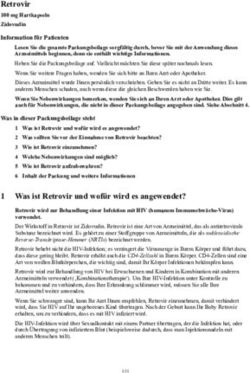 Retrovir 100 mg Hartkapseln Zidovudin Information f&uuml;r Patienten - FAGG