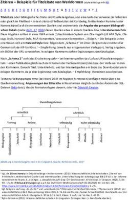 Zitieren - Beispiele für Titelzitate von Werkformen (alphabetisch gereiht ) - BRG Petersgasse